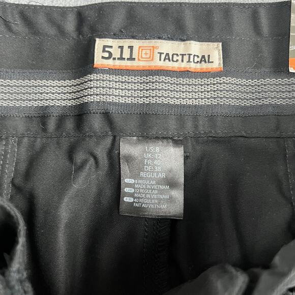 5.11 Tactical Pants Women's 8 Black EMS Cargo Comfort Outdoor Workwear - Picture 6 of 15